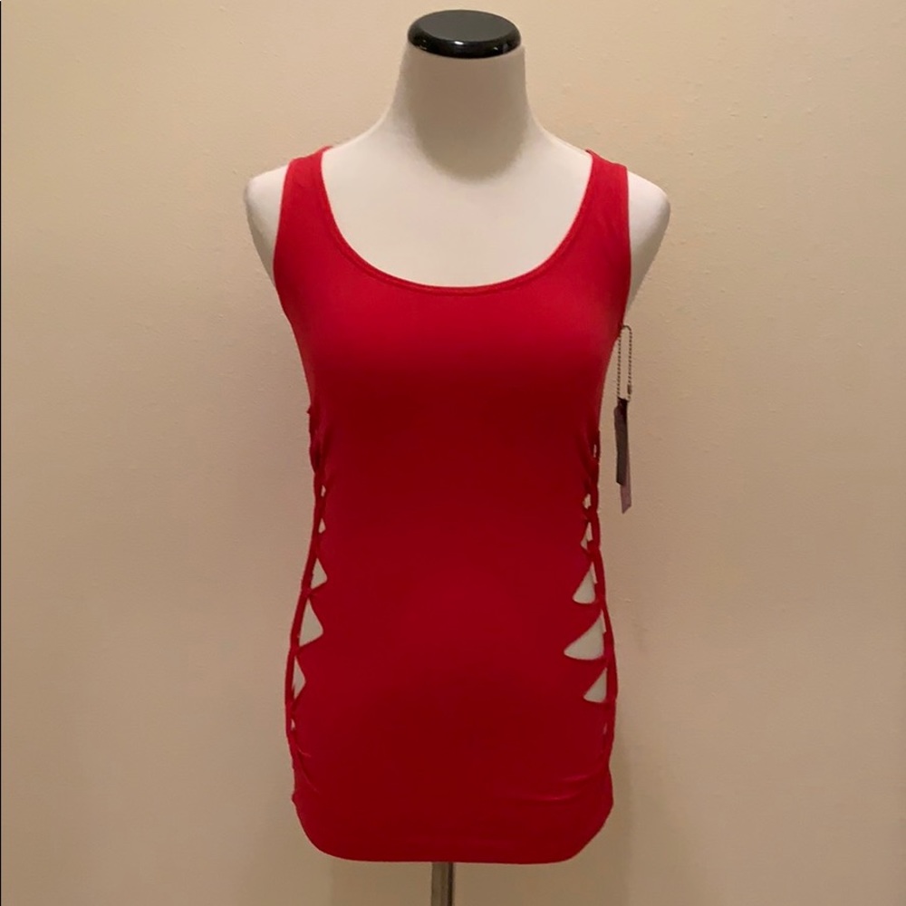 NWT Freckles Sexy Cut Out Tank Top